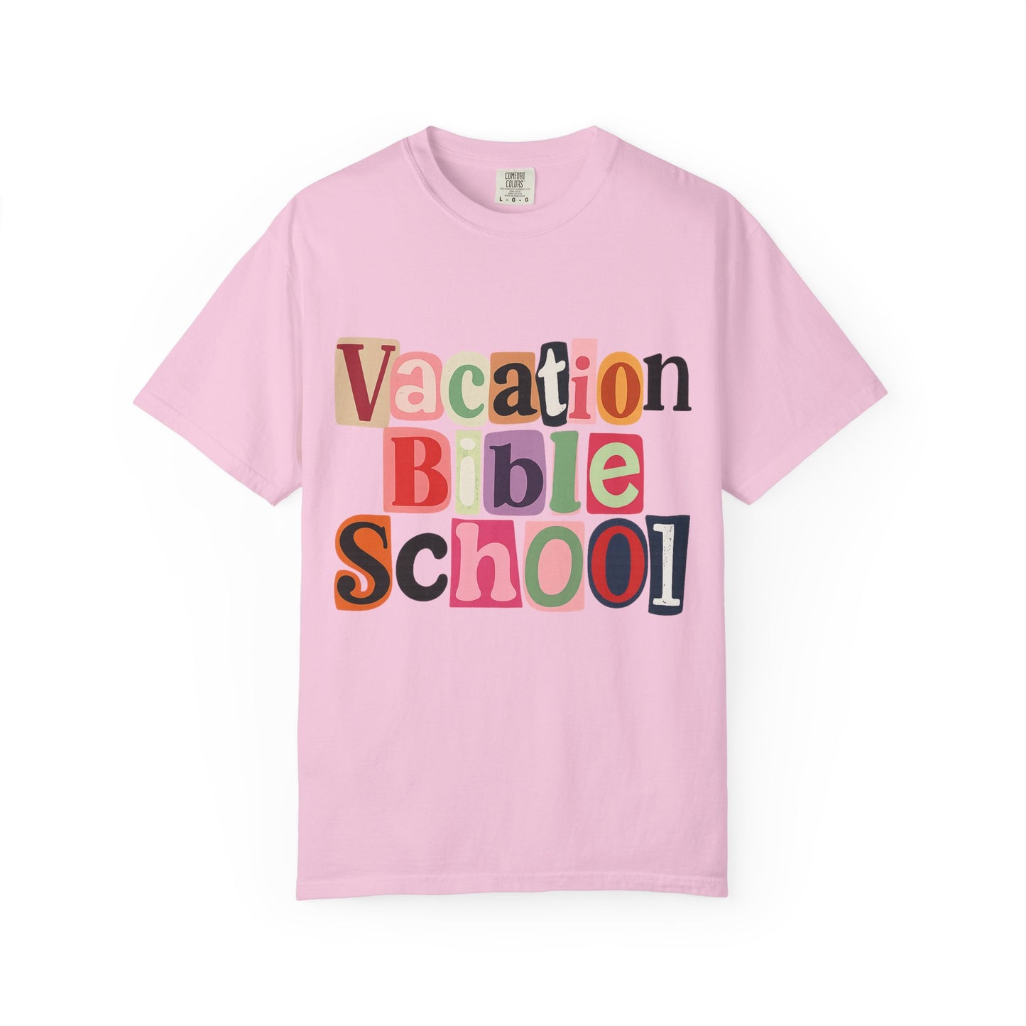Vacation Bible School T-Shirt, Fun Summer Tee, Church Camp Apparel, Faith-based Shirt, Unisex Garment-Dyed Tee