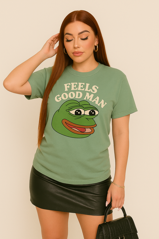 Feels Good Man T-shirt, Unisex Graphic Tee, Meme Shirt, Casual Wear, Gift for Friends, Funny Clothing