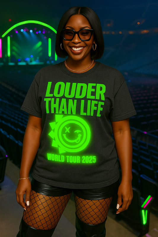 Louder Than Life Tour T-Shirt, Unisex Garment-Dyed Tee for Concerts, Music Festivals, Casual Wear, Gifts for Music Lovers, Summer Fashion