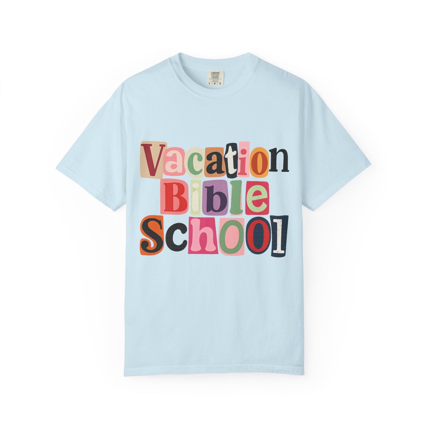 Vacation Bible School T-Shirt, Fun Summer Tee, Church Camp Apparel, Faith-based Shirt, Unisex Garment-Dyed Tee